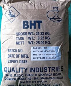 BHT Quality Industries Ấn Độ 25kg | Butylated Hydroxytoluene