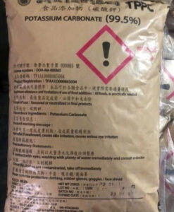 K₂CO₃ Food Grade TPPC Đài Loan 99.5% | Potassium Carbonate Thực Phẩm